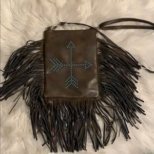 Fringe purse